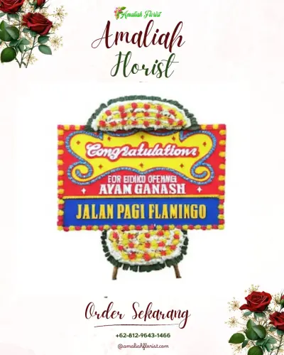 Bunga Papan Congratulation di Balongsari